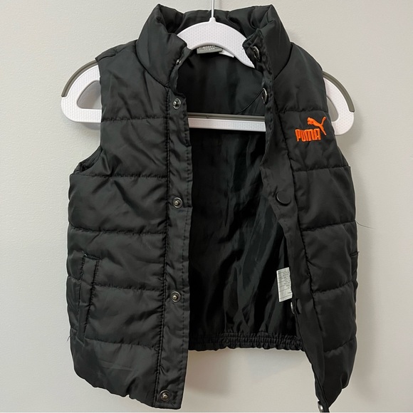 Kids black Puma vest, size 2 and 6 - Picture 5 of 12